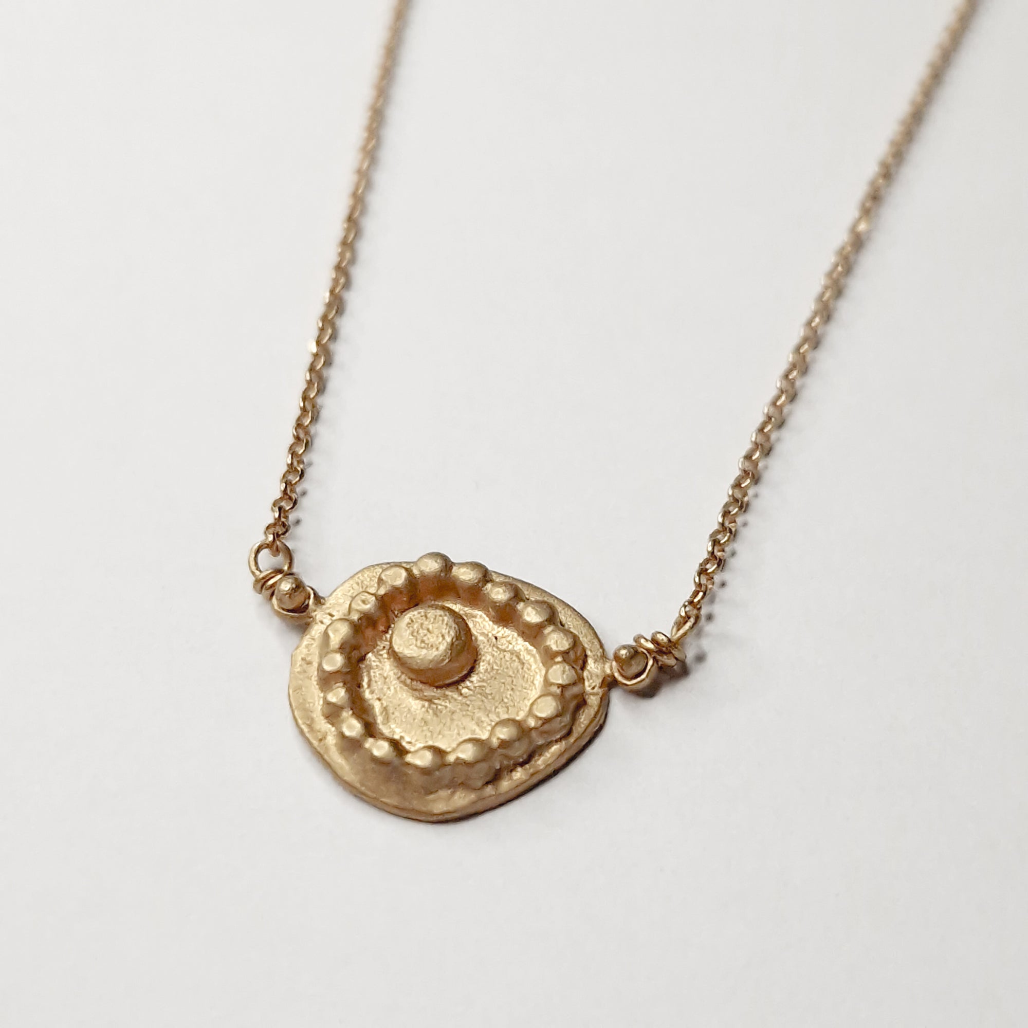 Gold «Dots» necklace