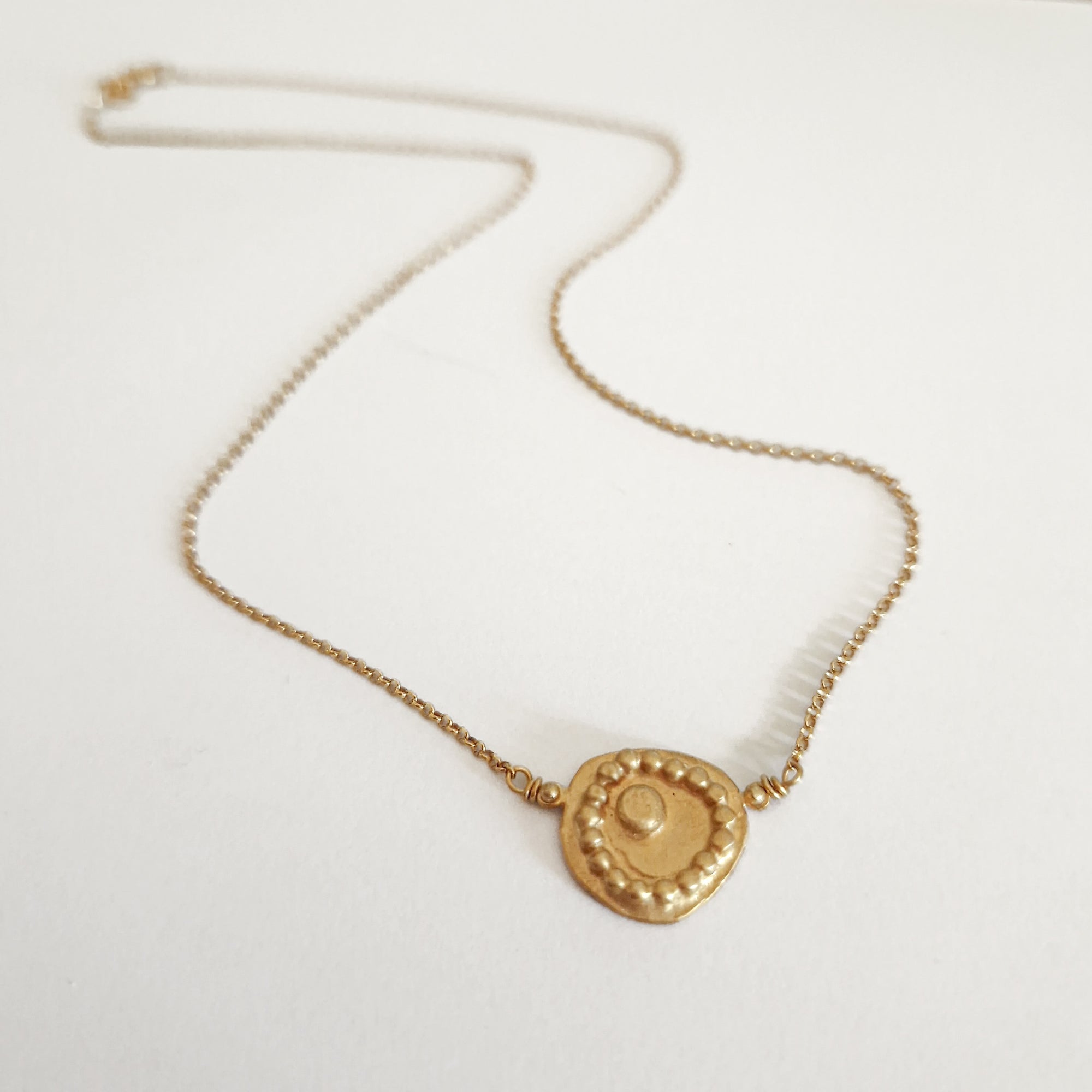 Gold «Dots» necklace