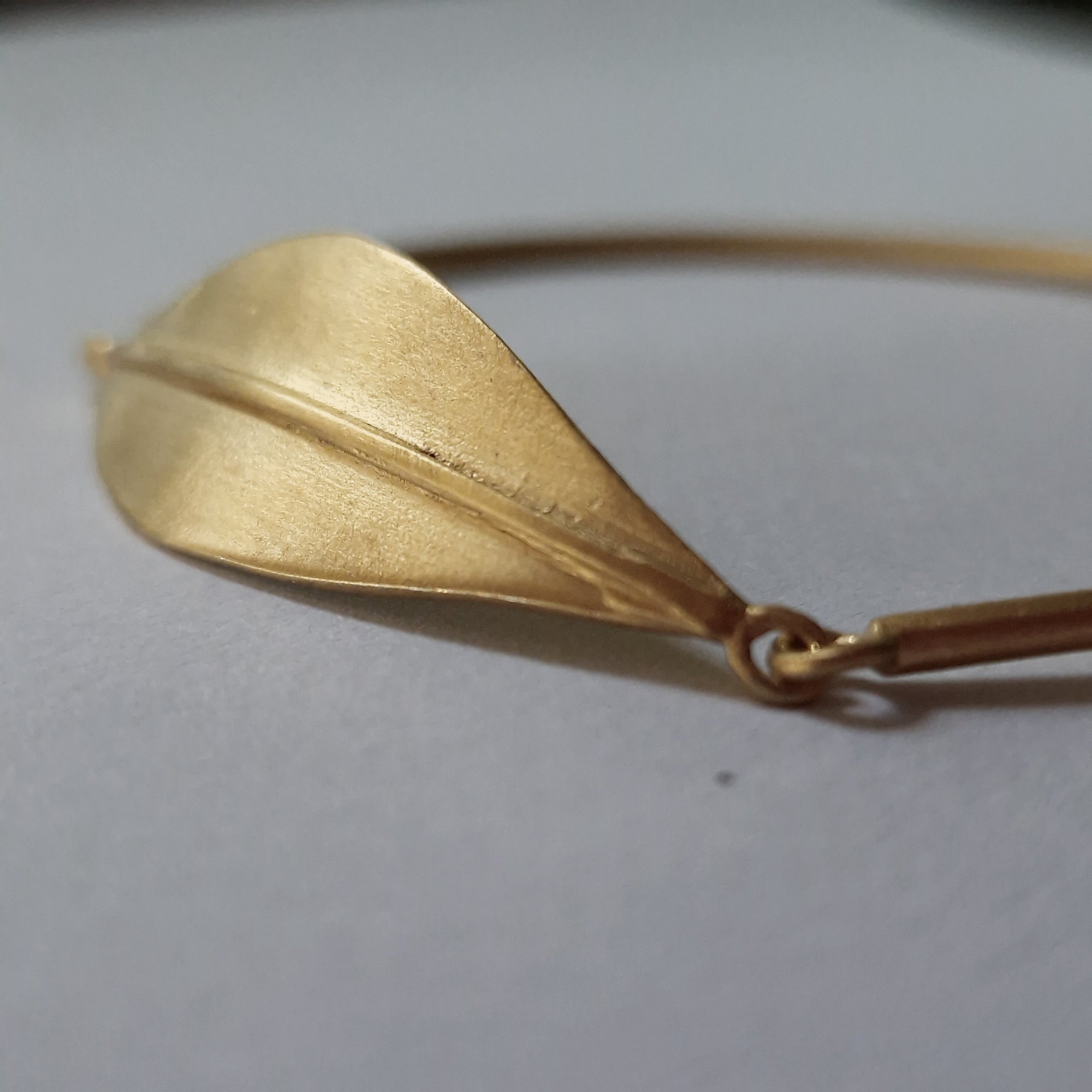 Gold bracelet «Olive Leaves»