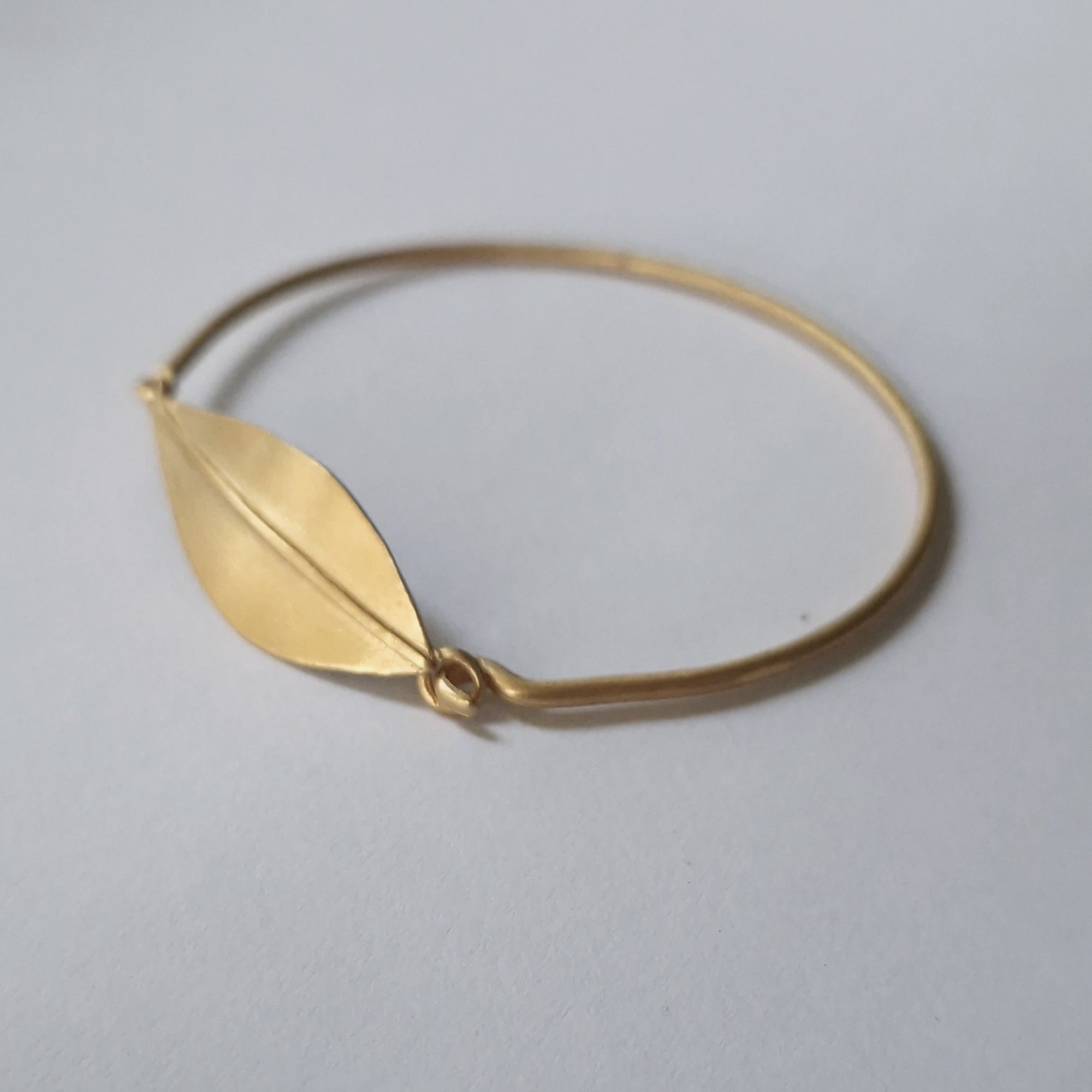 Gold bracelet «Olive Leaves»