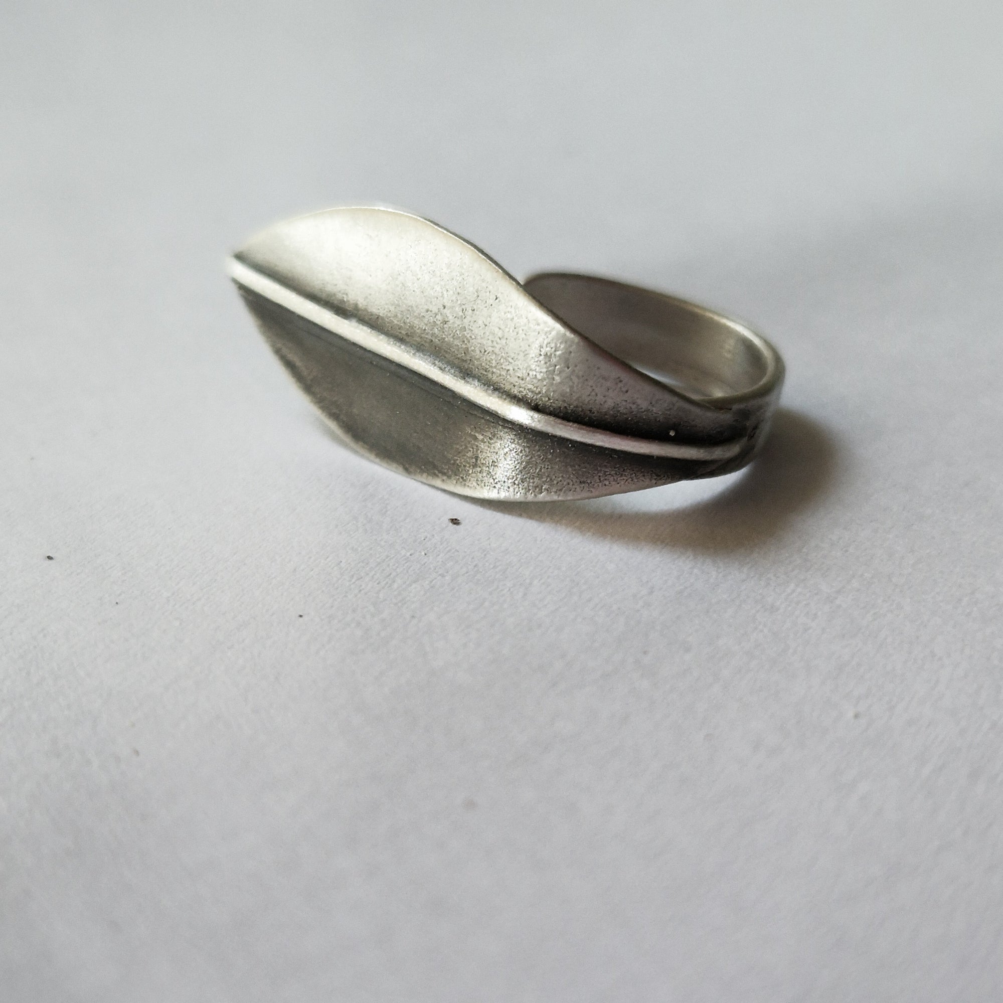 Silver ring «Olive Leaves»