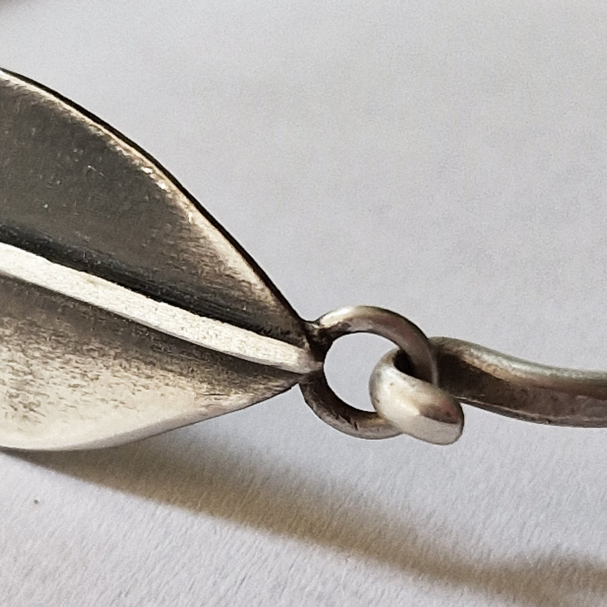 Silver bracelet «Olive Leaves»