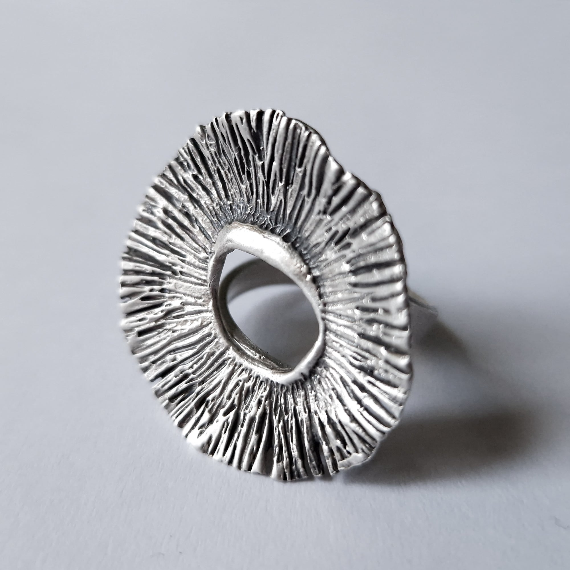 Silver «flower» ring