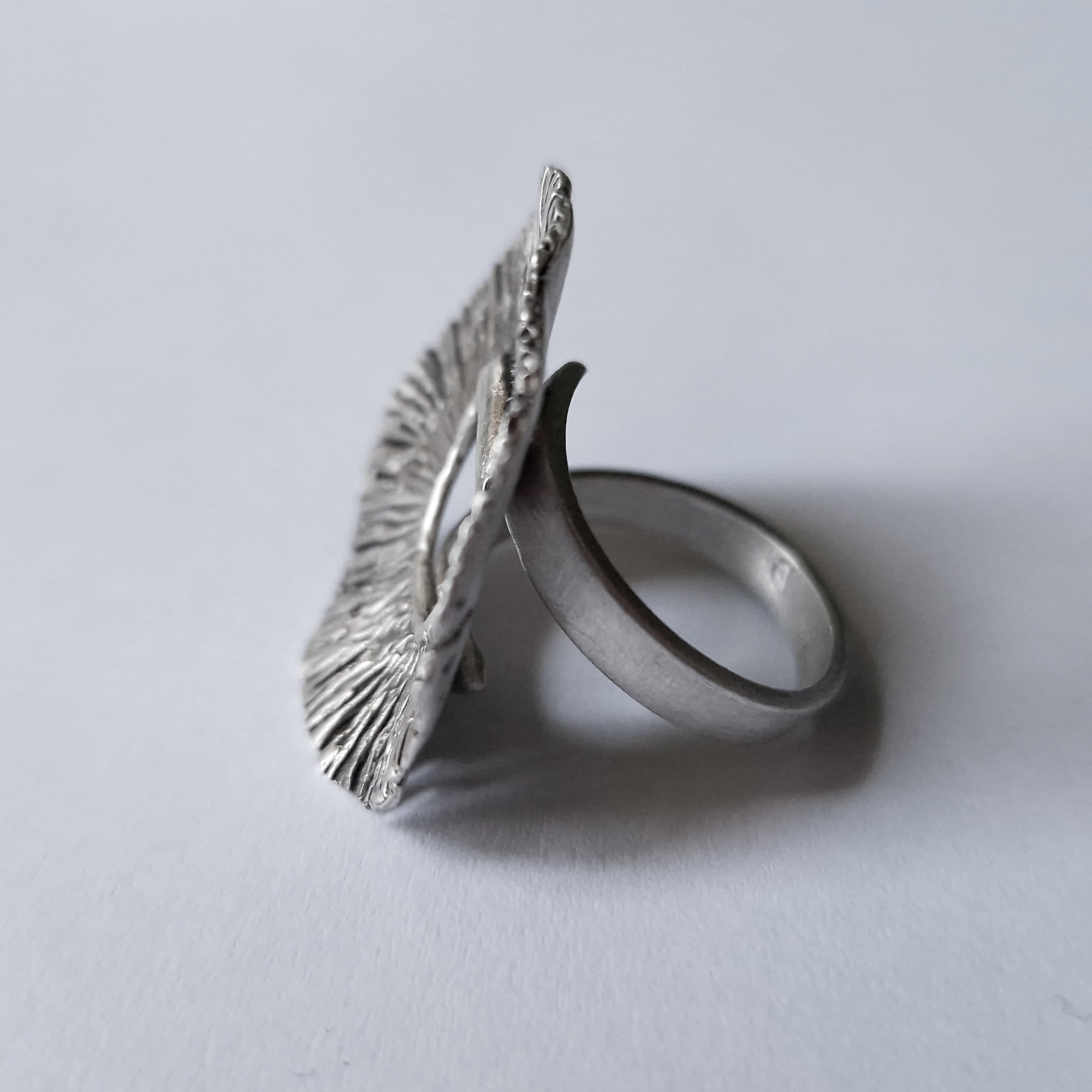 Silver «flower» ring