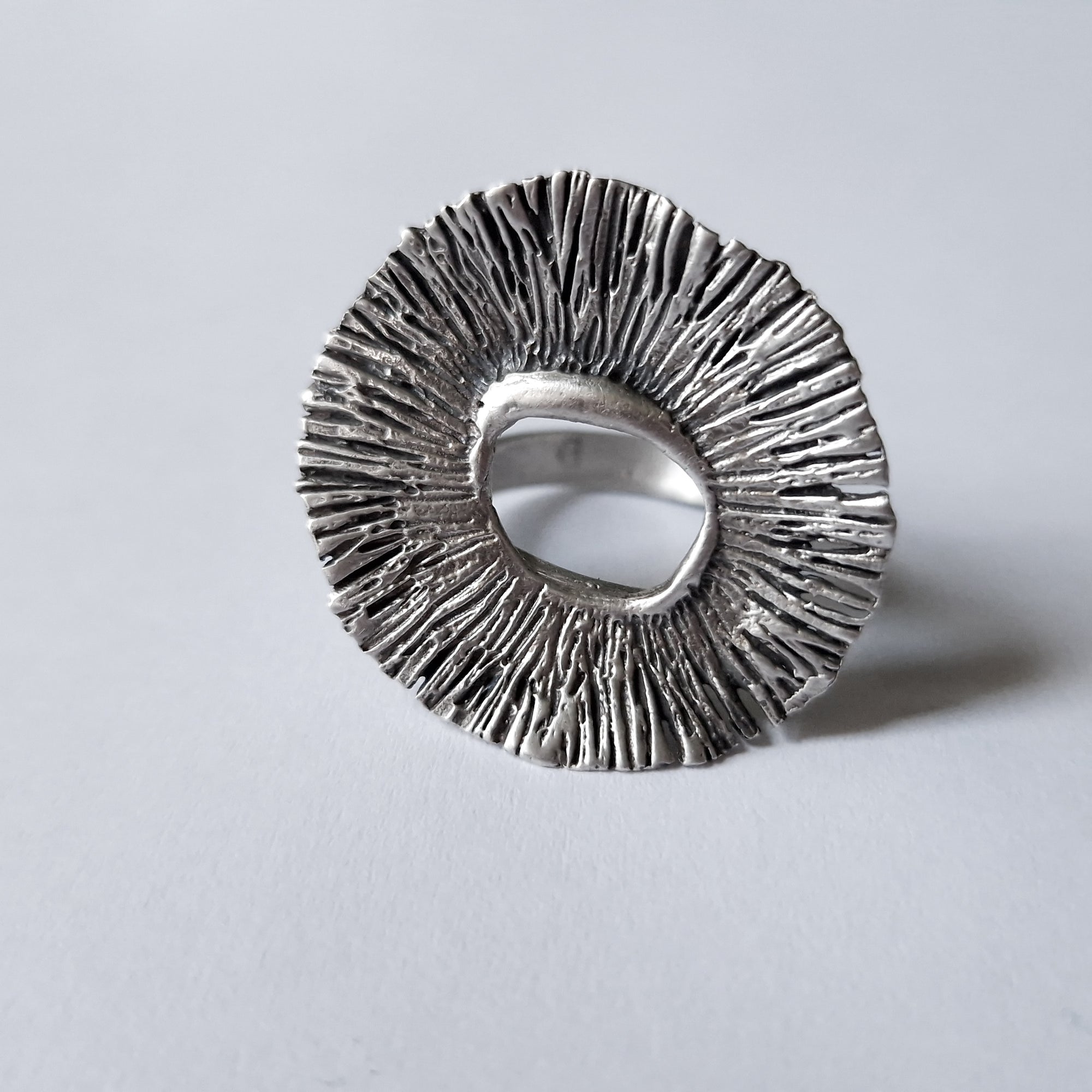 Silver «flower» ring