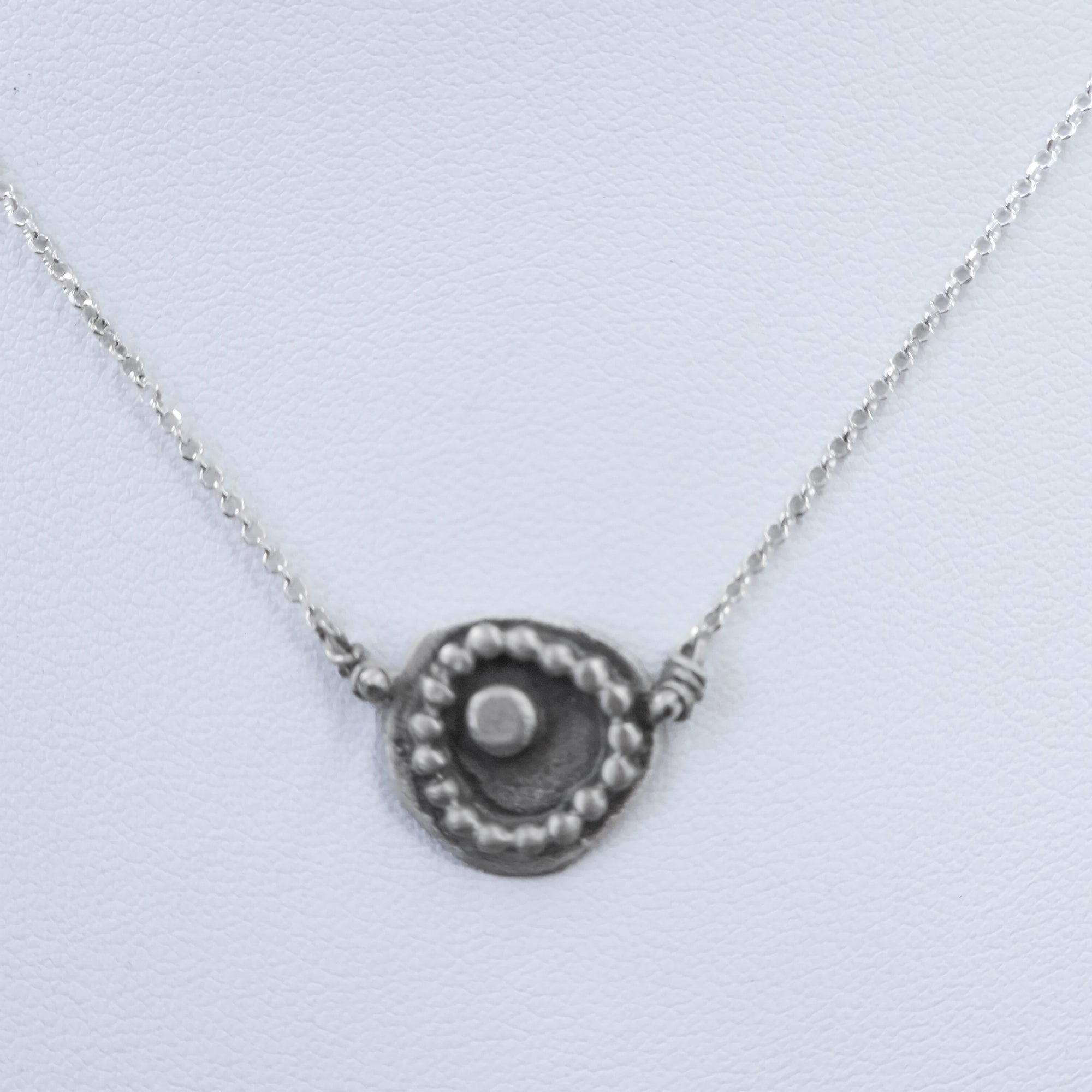 Silver «Dots» necklace