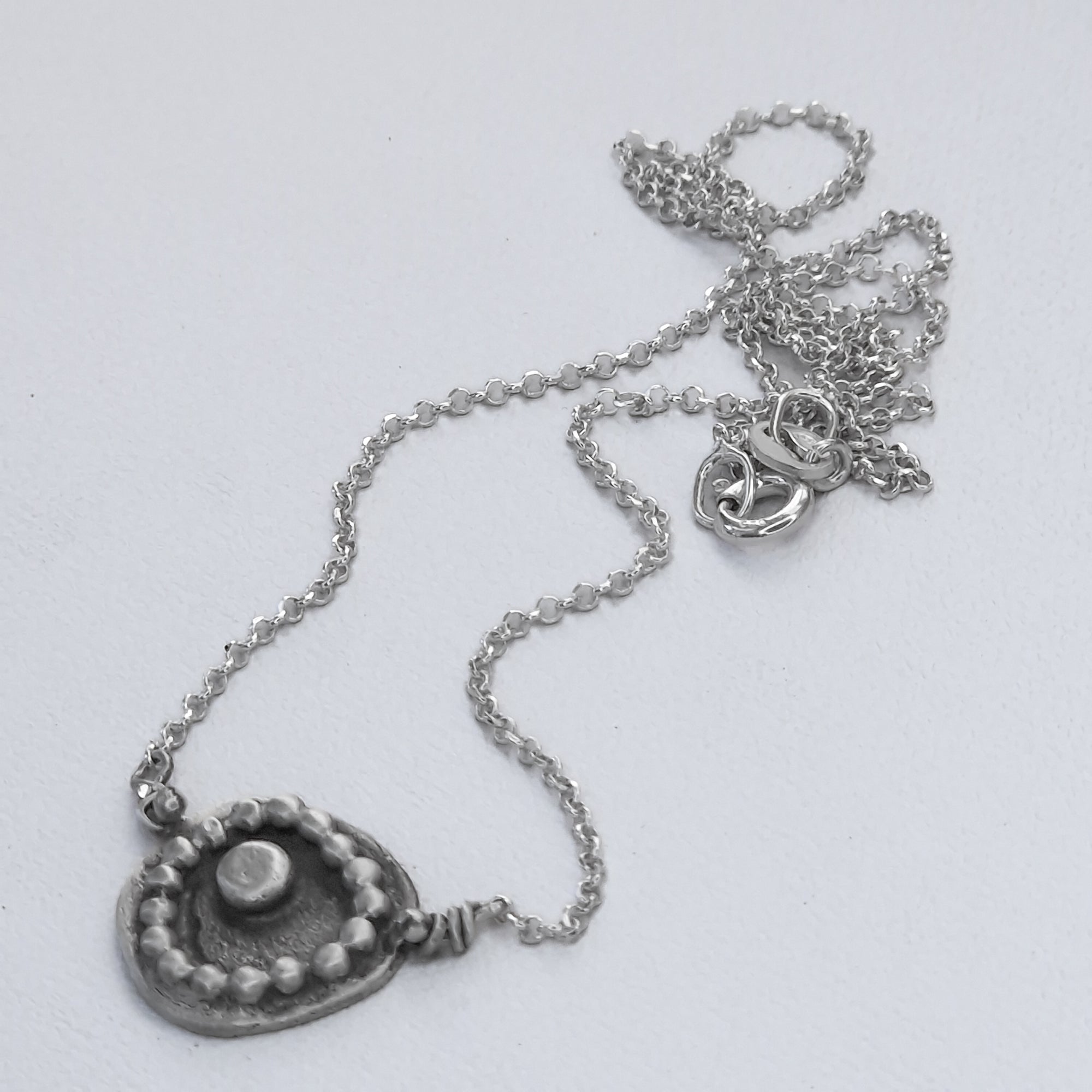 Silver «Dots» necklace