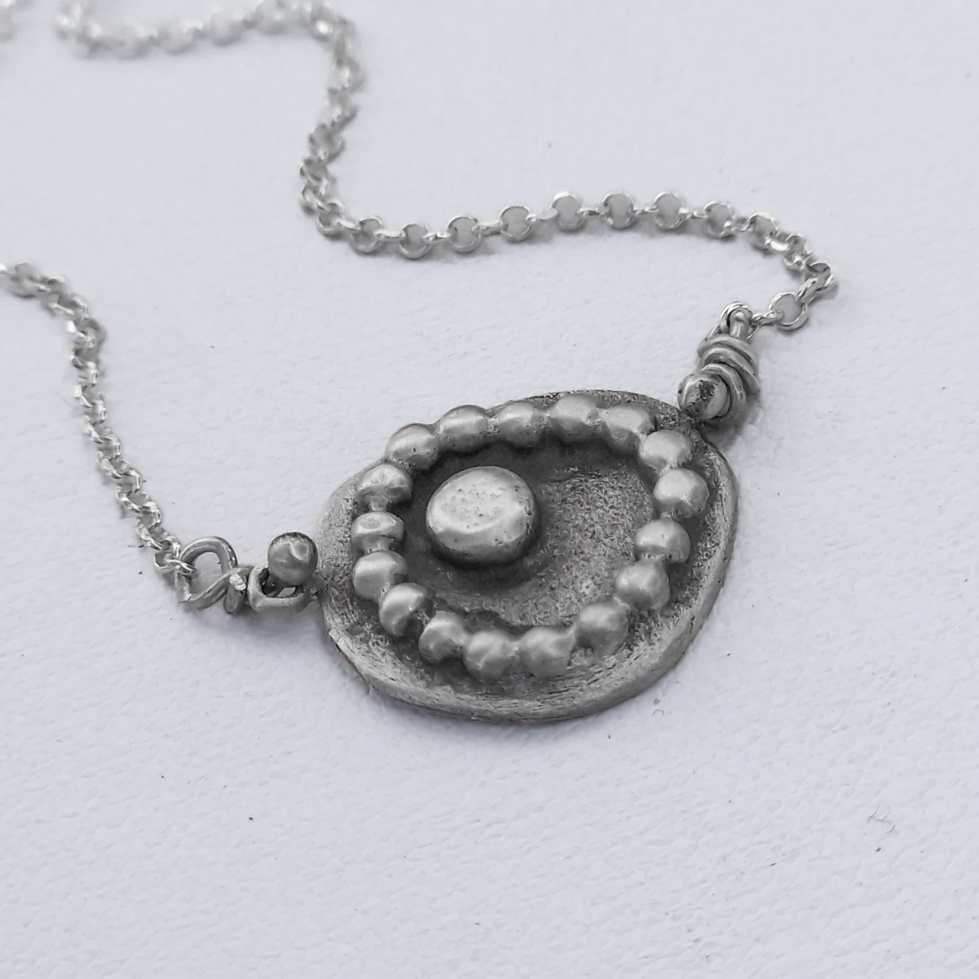 Silver «Dots» necklace