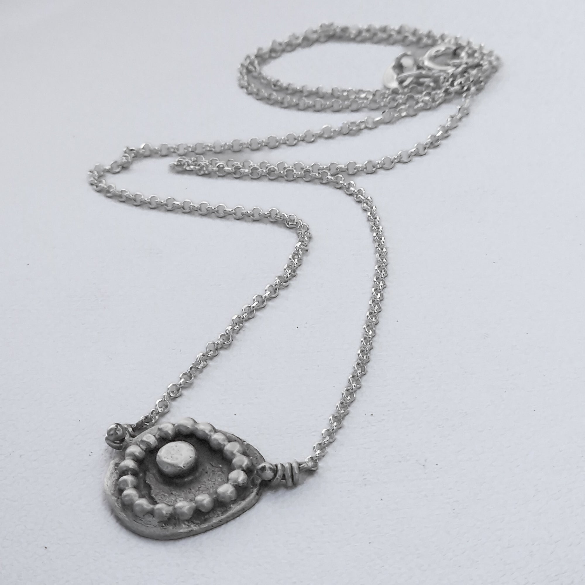 Silver «Dots» necklace