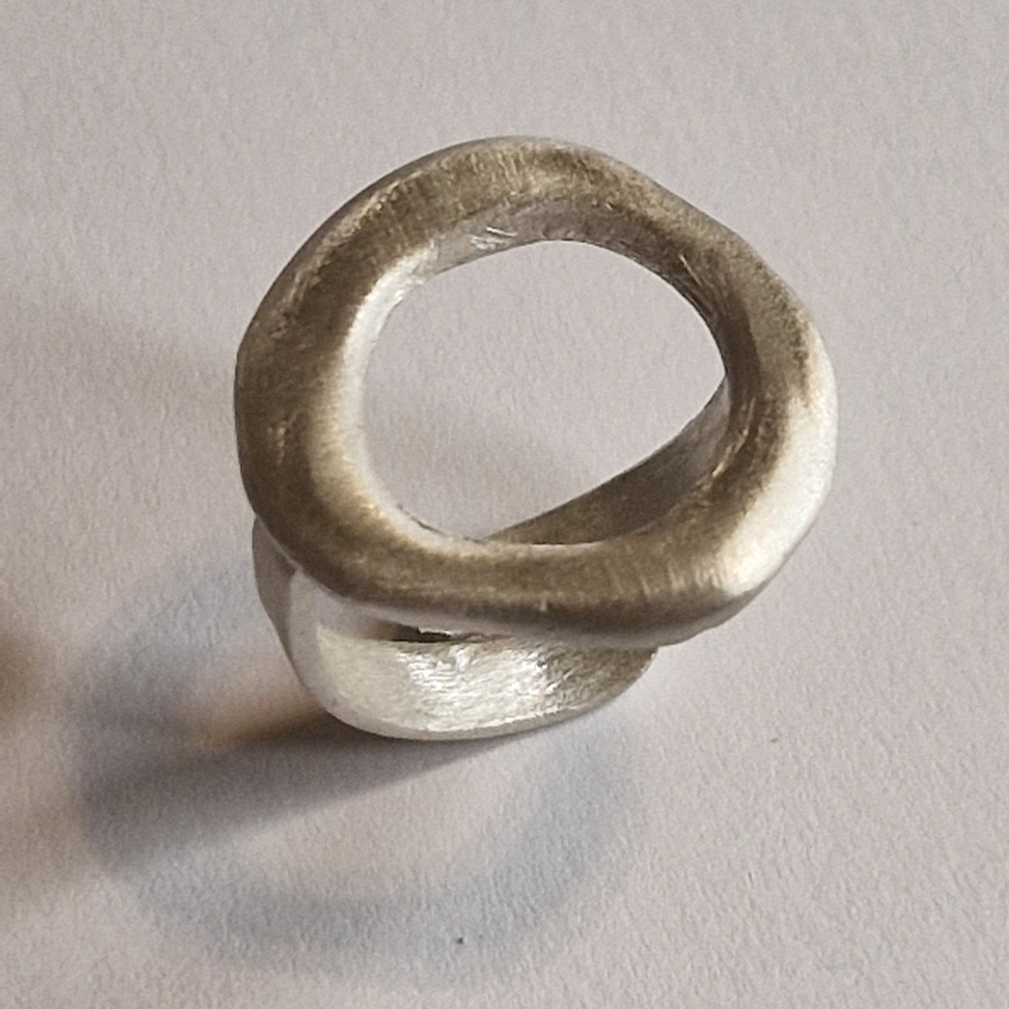 Ασημένιο δαχτυλίδι «κύκλος»
