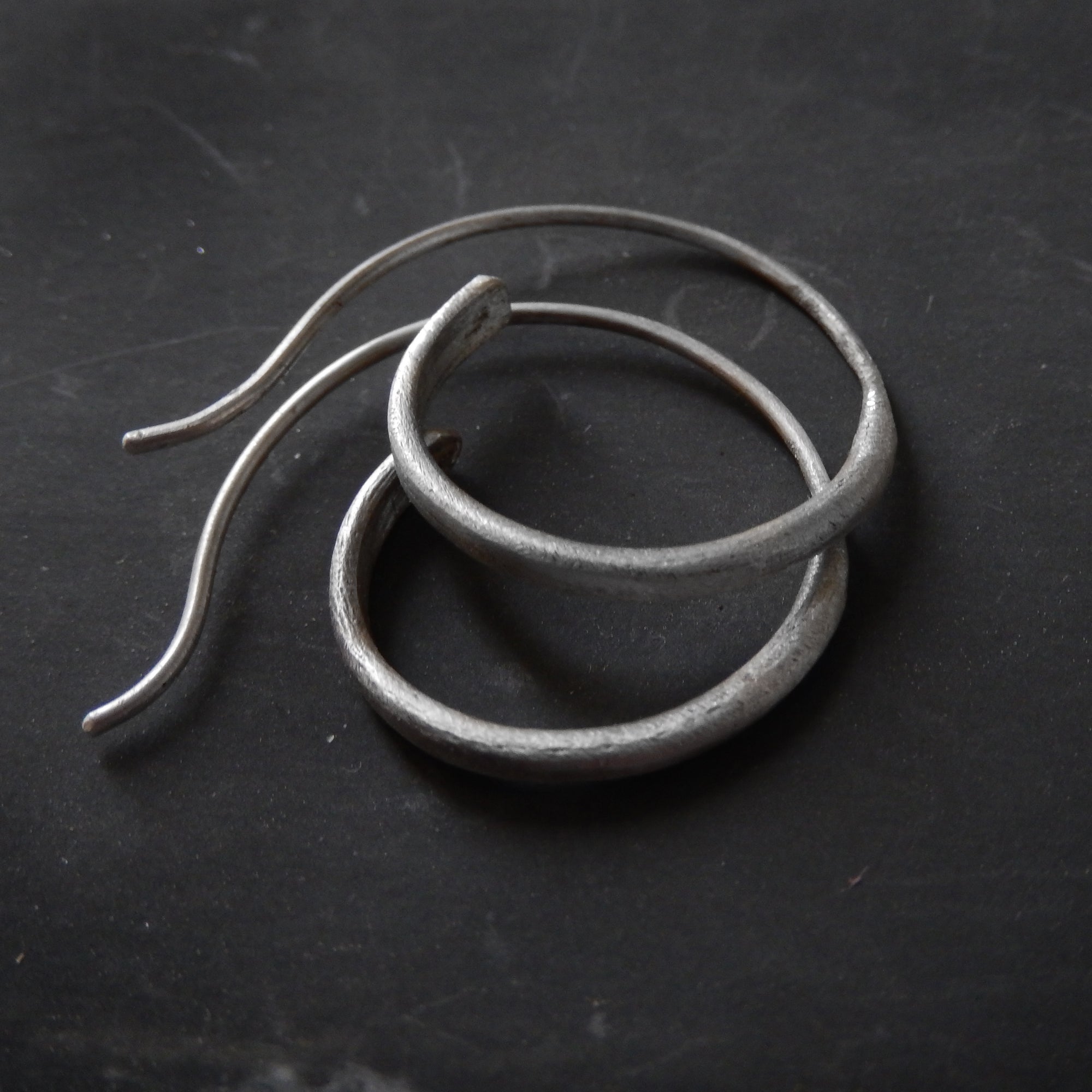 Spiral Sterling Silver Earrings