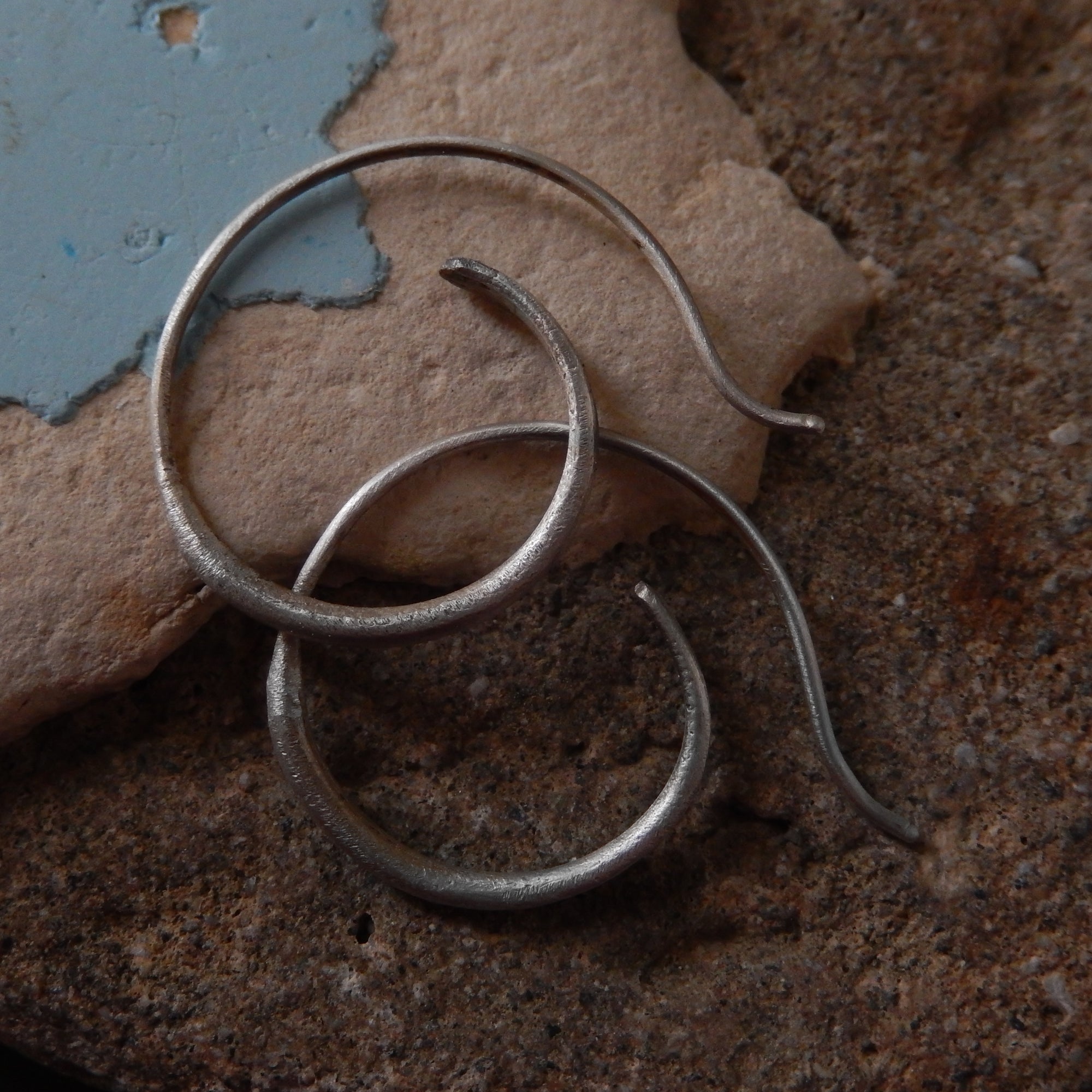 Spiral Sterling Silver Earrings
