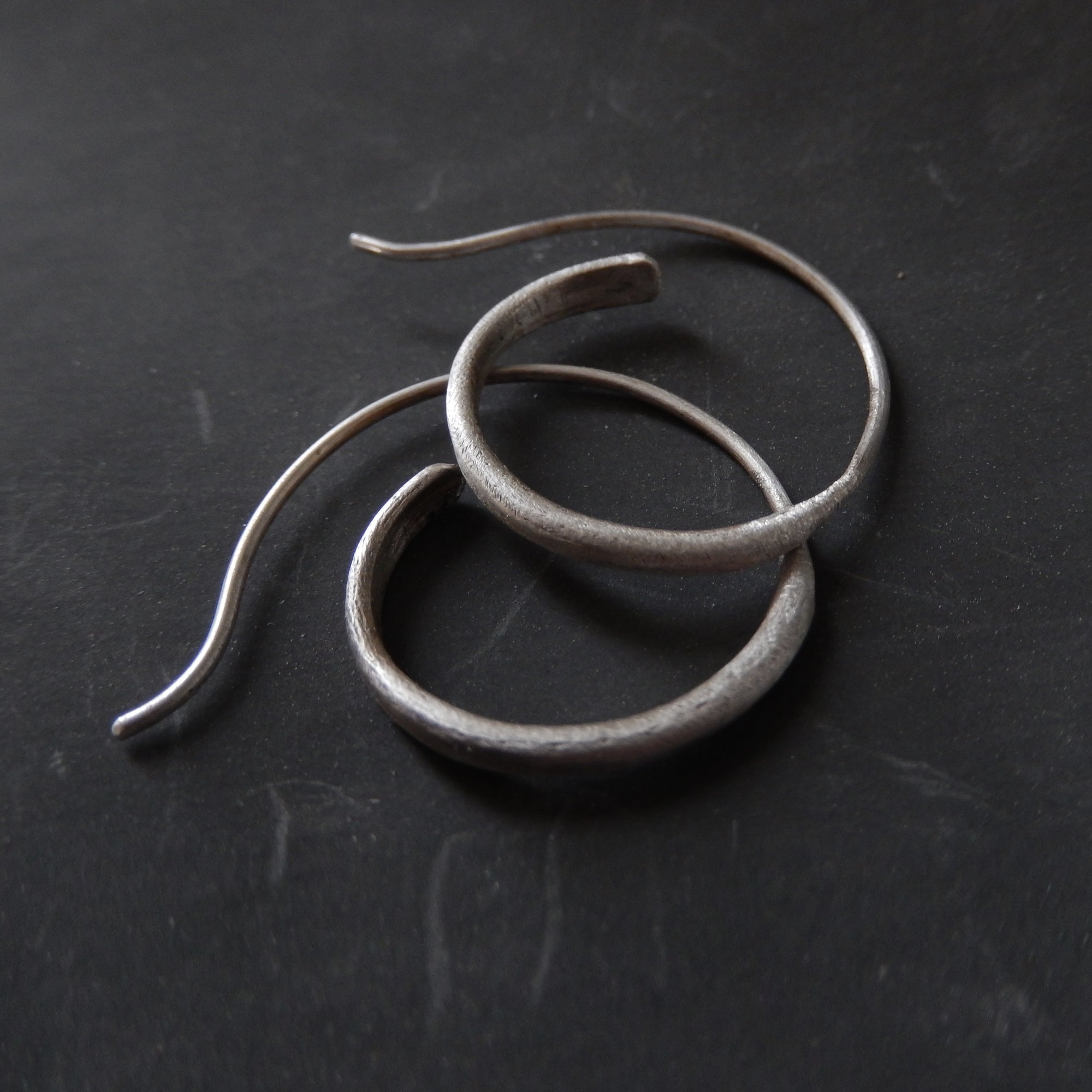 Spiral Sterling Silver Earrings