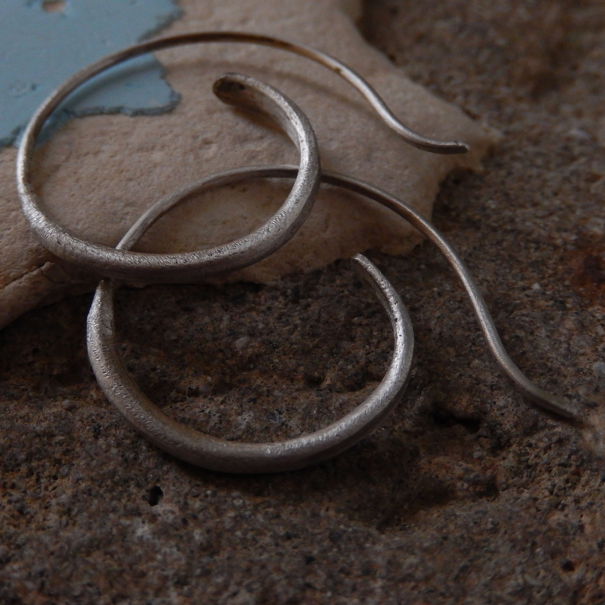 Spiral Sterling Silver Earrings