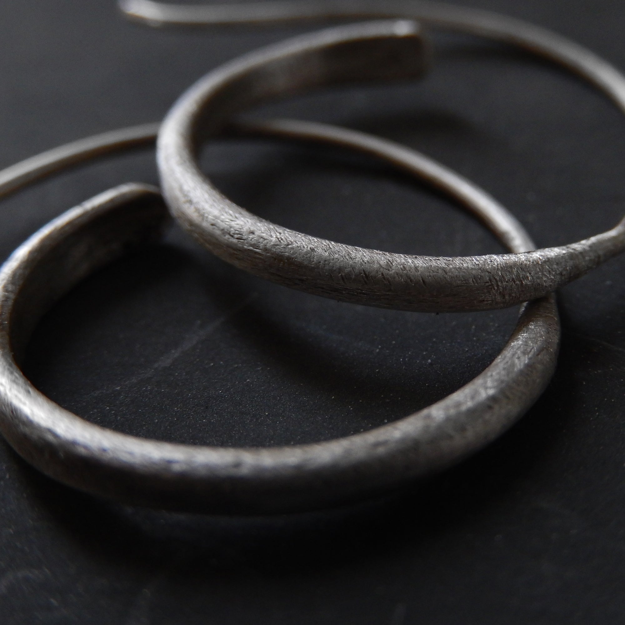 Spiral Sterling Silver Earrings